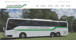 Desktop Screenshot of coolumcoaches.com.au